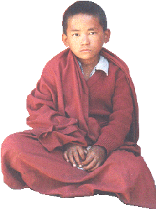 My friend is this little monk